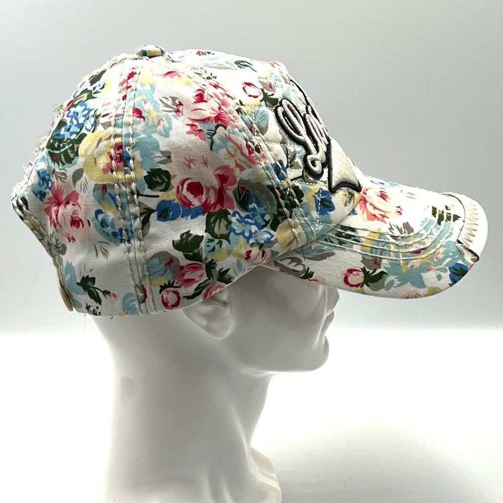 Robin Ruth Distressed Los Angeles Floral SnapBack hat - Picture 2 of 9